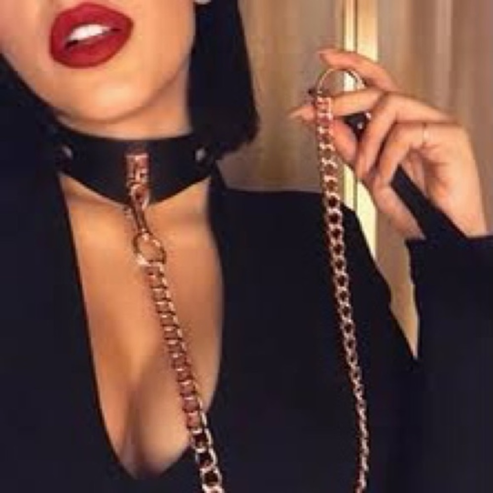 Limited Edition Honey Birdette leather Choker